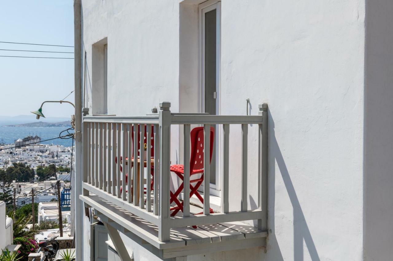 Gazia Sea View House - Mykonos Town Lejlighed Eksteriør billede
