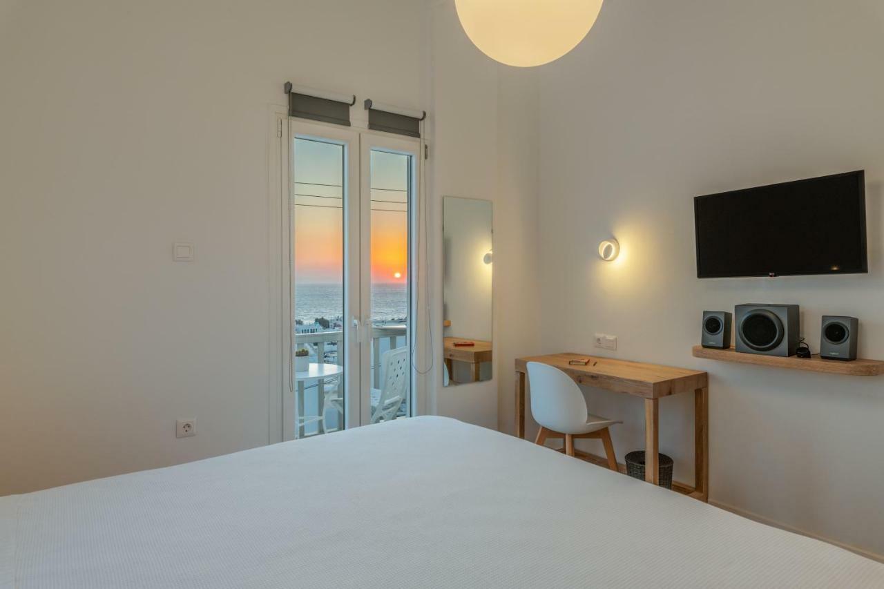 Gazia Sea View House - Mykonos Town Lejlighed Eksteriør billede