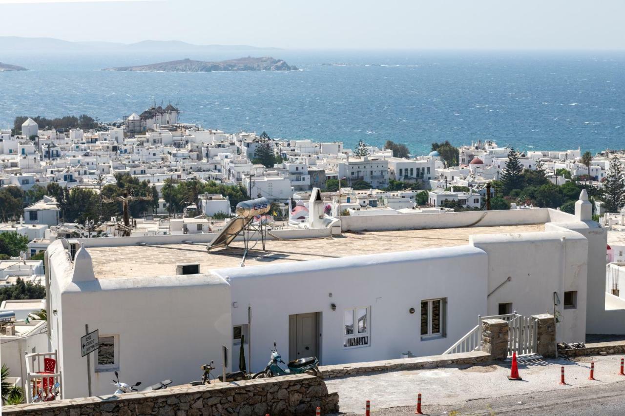 Gazia Sea View House - Mykonos Town Lejlighed Eksteriør billede